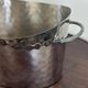 Silver-plated hammered and polished champagne bucket / basin