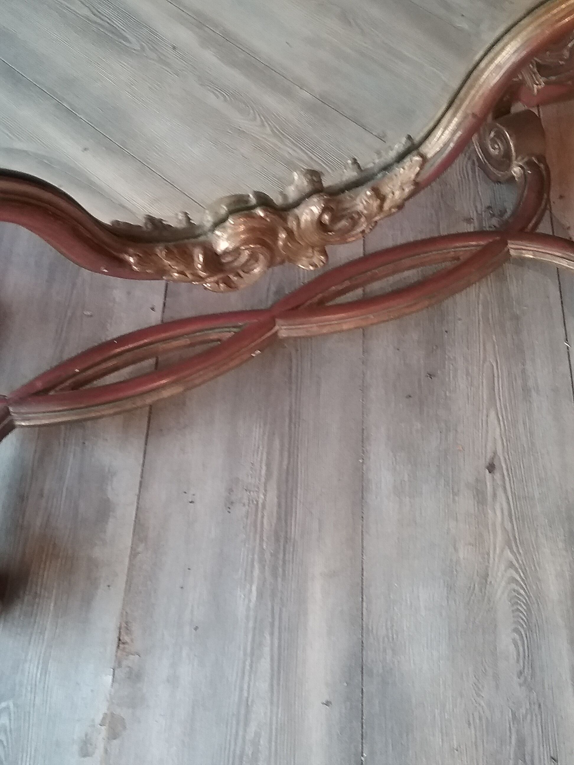 Golden wooden psyche 176x73cm