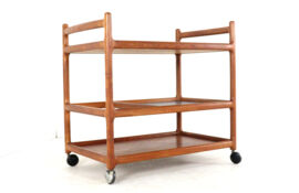 Henning Korch model 308 trolley for C.F. Christensen Silkeborg in teak