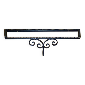 Wrought iron shelf