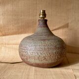 Pied de lampe grès , J.Pouchain Dieulefit