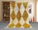 Handmade natural Berber rug 2.5x1.5 m