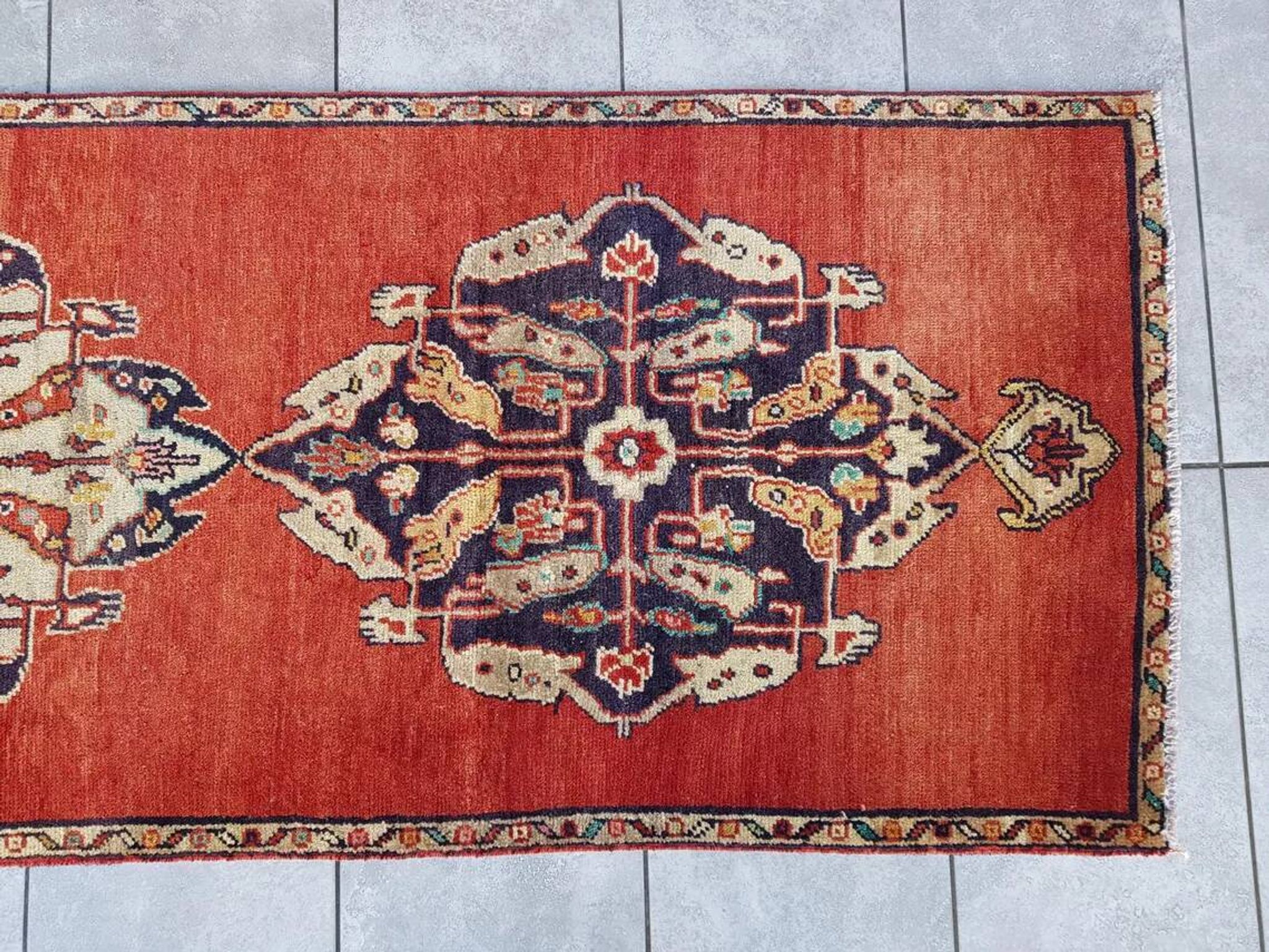 Oushak Bohemian Hallway Runner Rug sku 1069
