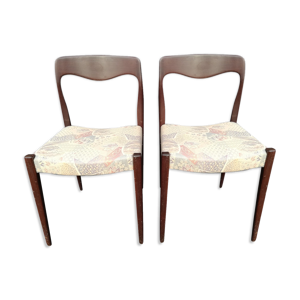 paire de chaises scandinave