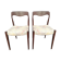 Paire de chaises scandinave