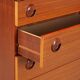 Vintage teak veneered chest of drawers, Northern Europe, 1960s.