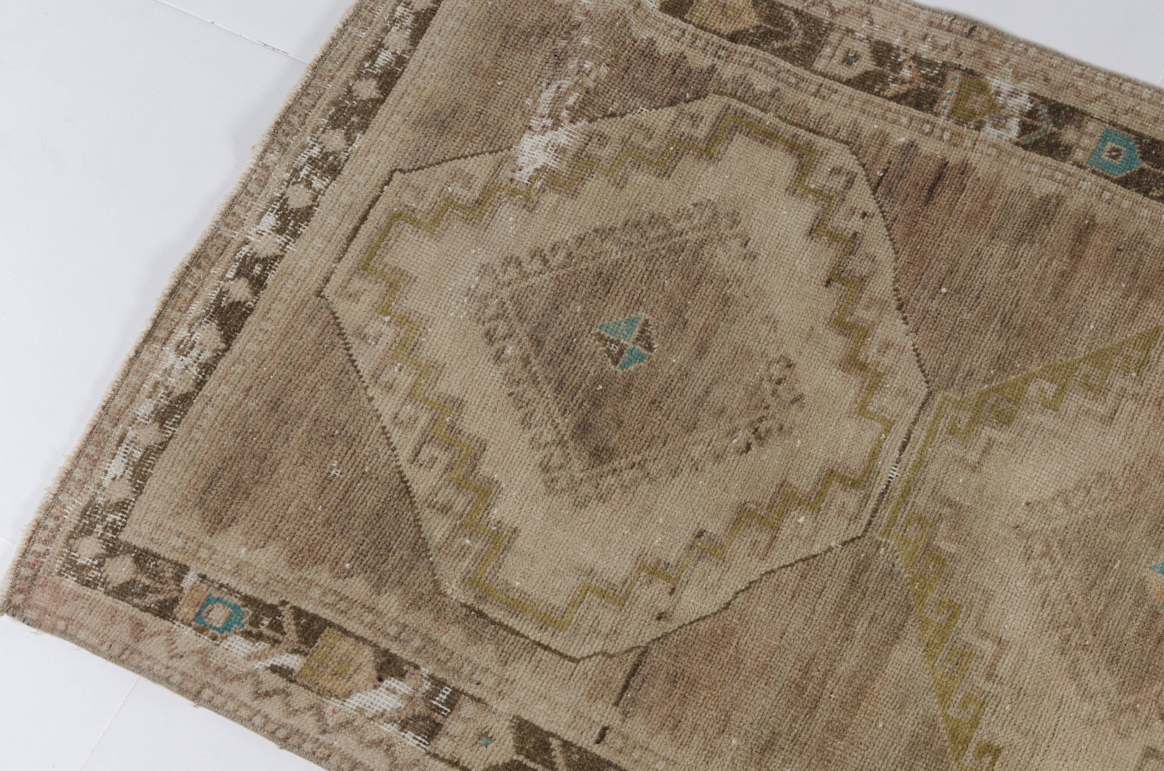 Oushak Brown Handmade Carpet