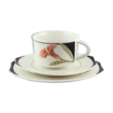 Cup under cup iris faïence Villeroy - Boch porcelain/limoges/20th/coffee cup