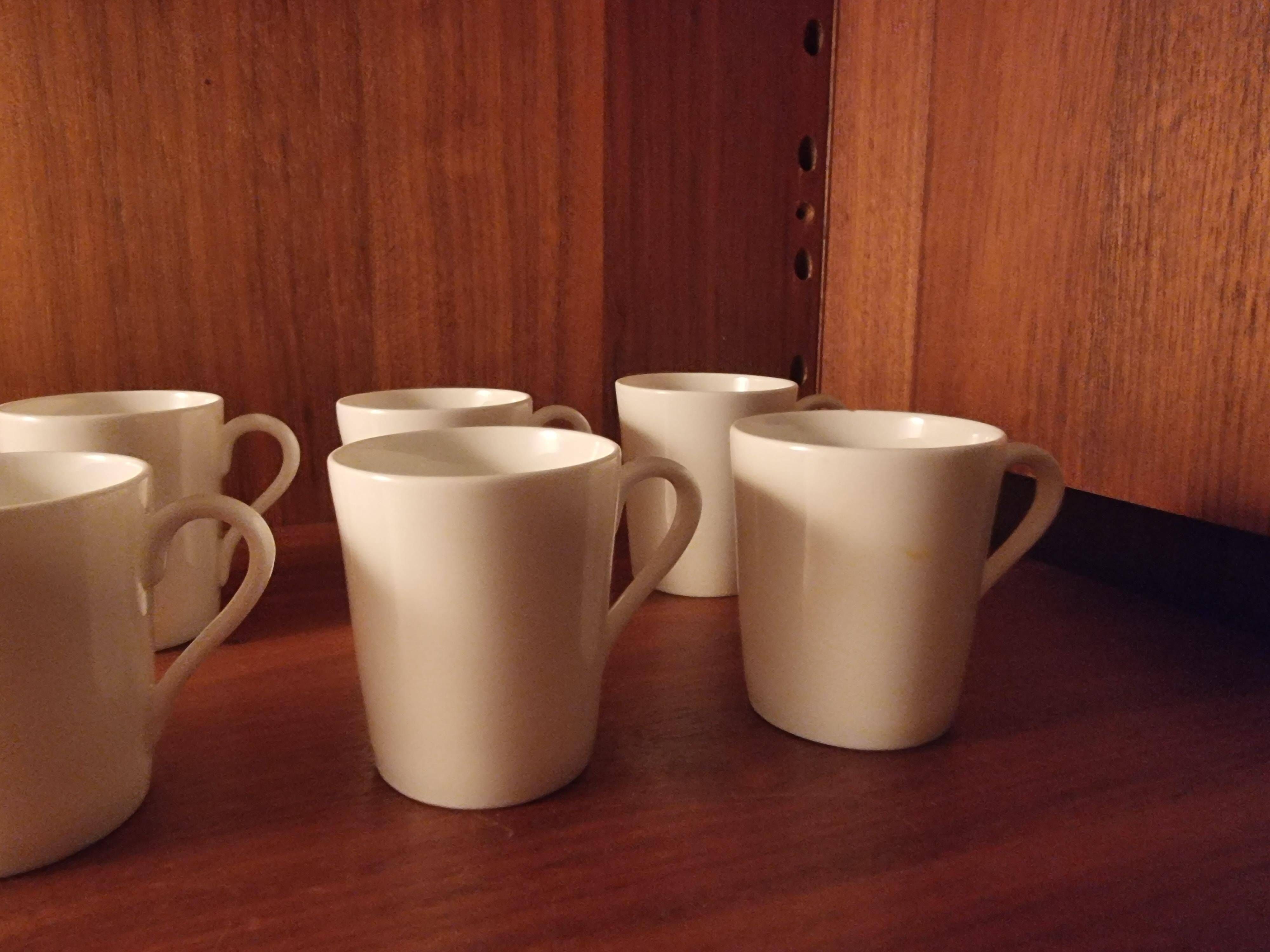 Stig Lindberg, 10 porcelain espresso cups from Gustavsberg, Scandinavian Modern.