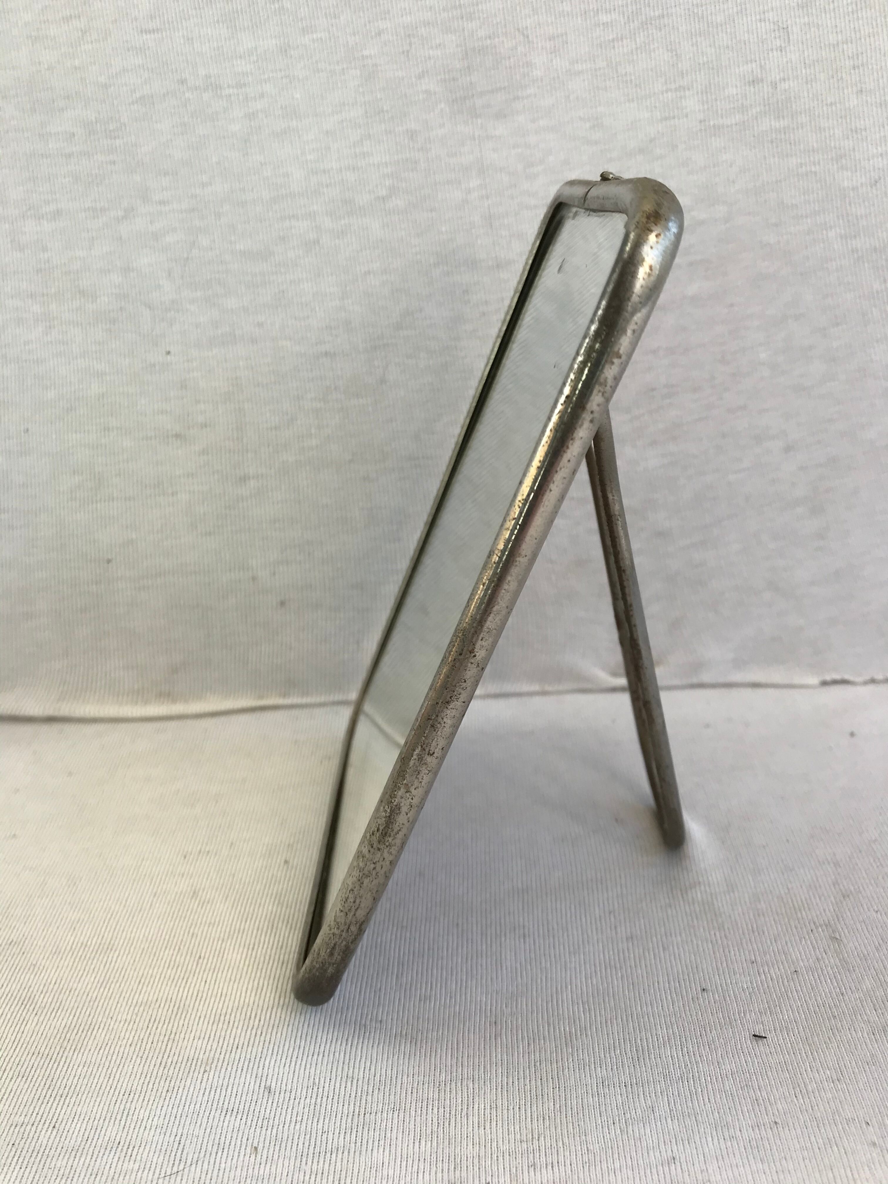 Former barber mirror