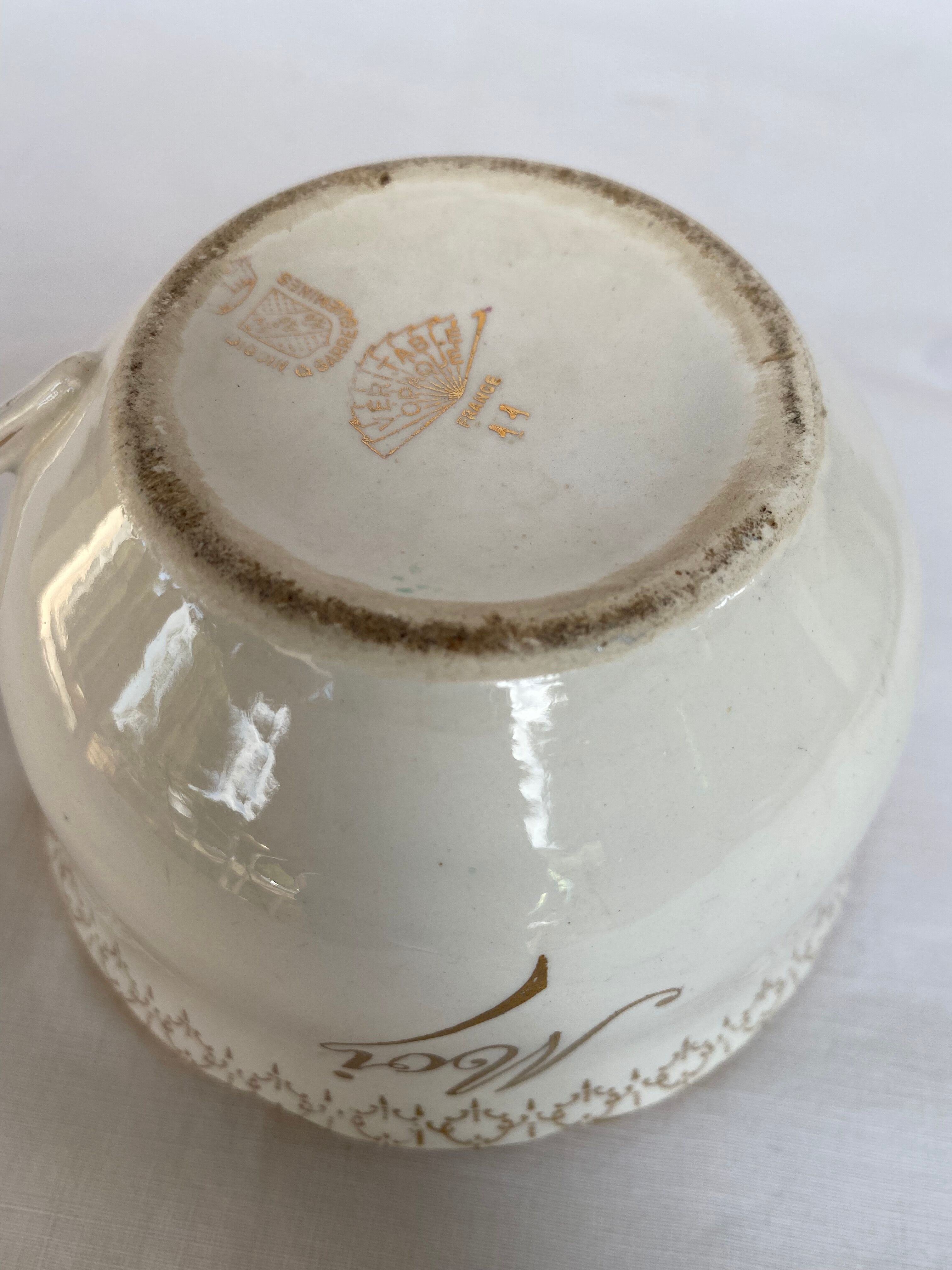 Duo of déjeuner toi & moi "digoin & sarreguemines"