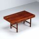 Peter Lovig flip-top partners desk rosewood Lovig Denmark 1960