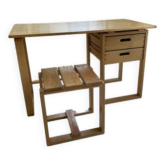 Architect's desk and stool from the 70s