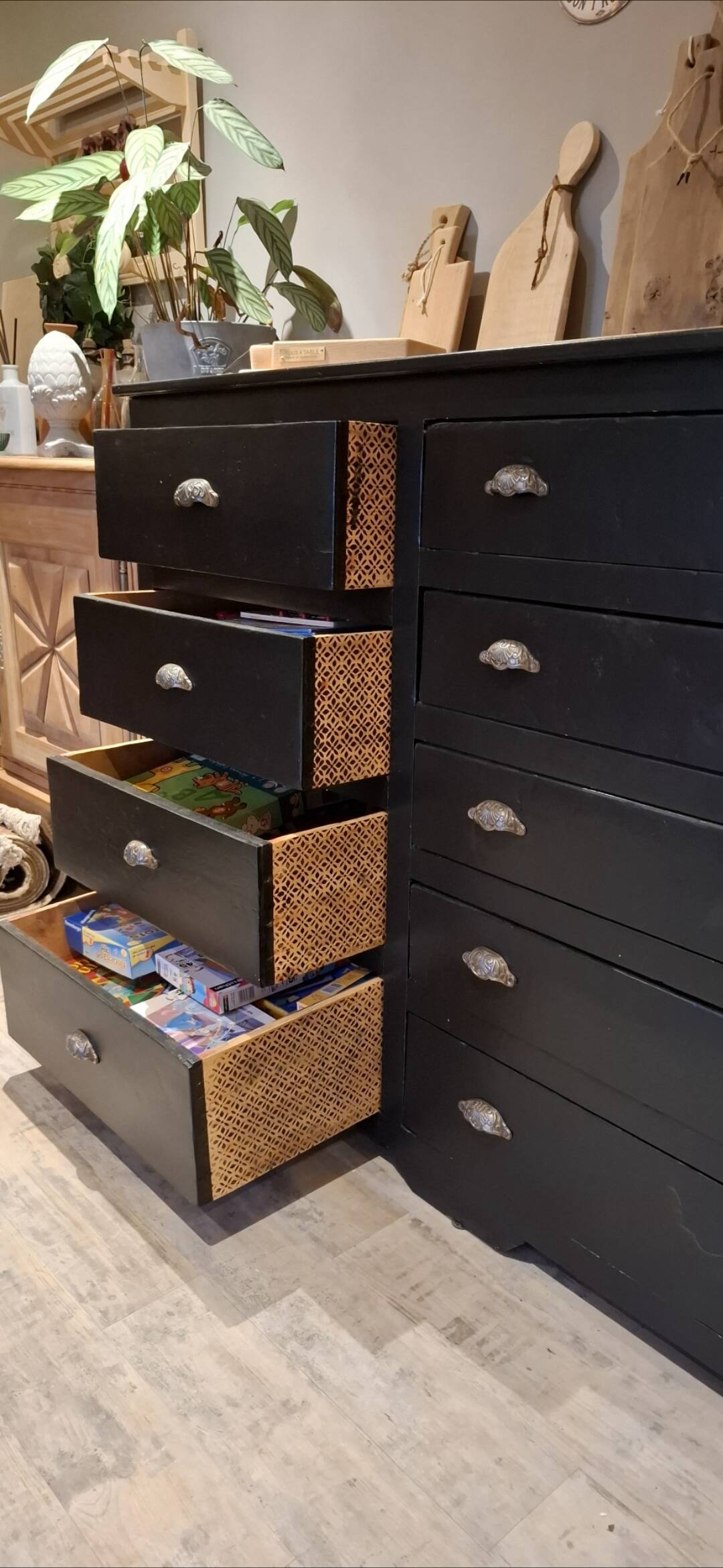 Renovated workshop furniture