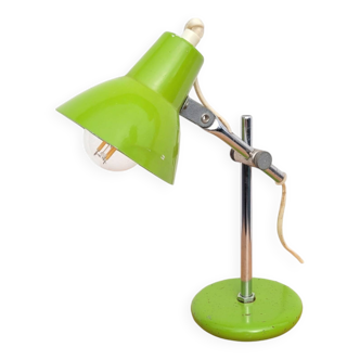 Vintage green adjustable lamp 70s