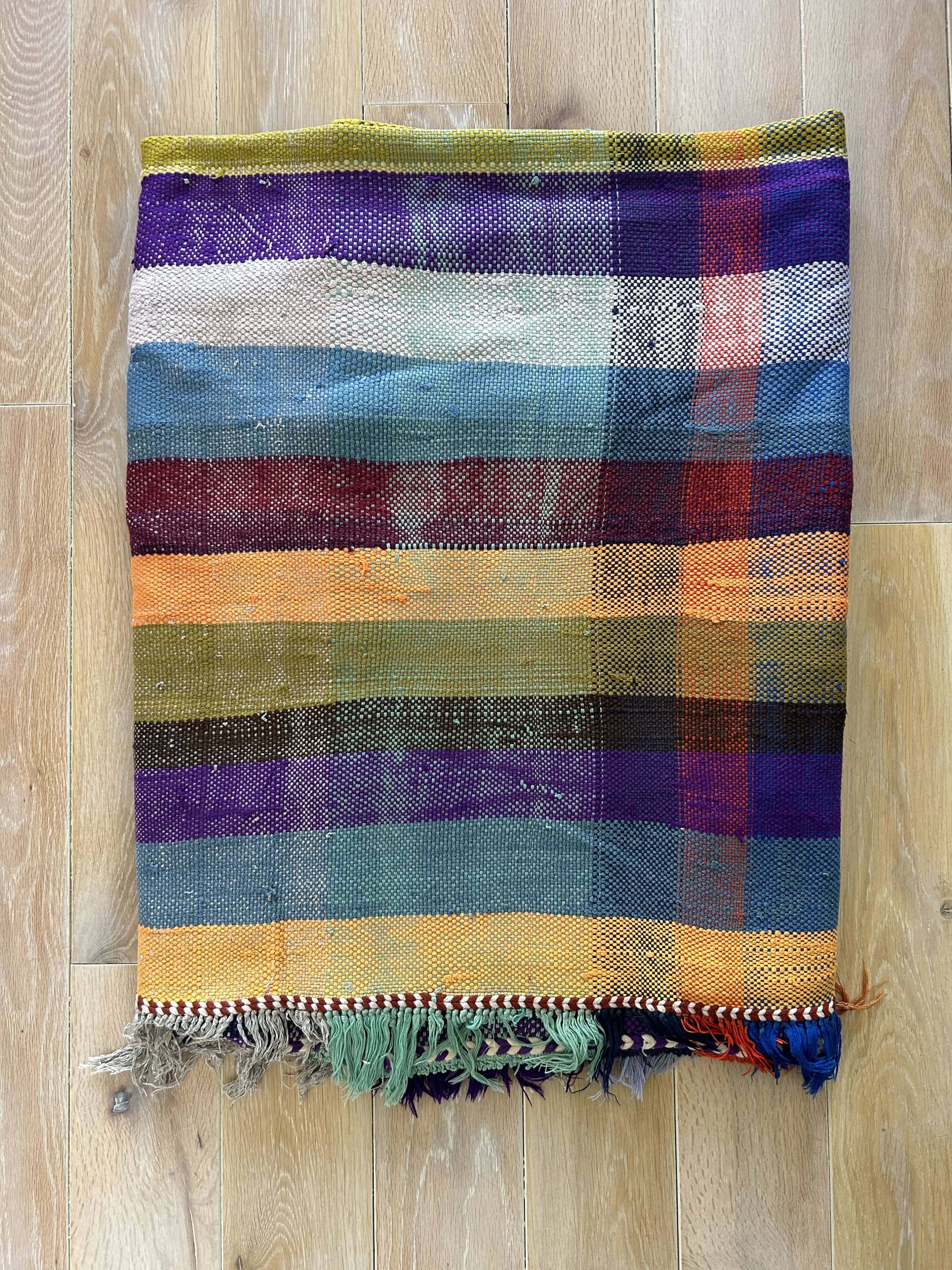 Vintage moroccan blanket haïk