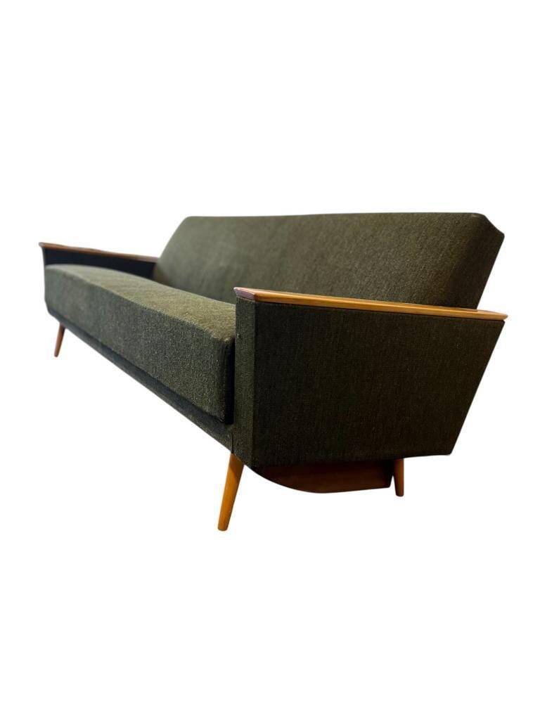 Vintage green sofa / sofa bed / couch