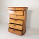 Commode avec 5 tiroirs et 1 abattant, chiffonière, fin du XIXe siècle