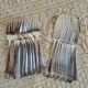 12 silver-plated fish cutlery sets by Argental