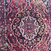 Large antique Persian carpet Bakhtiar handmade 210x327