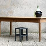 Antique solid oak farm table 180 cm long