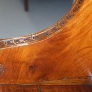 Victorian Double-Faced Carved Walnut Gallery Bench