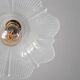 Vintage flower pendant lamp