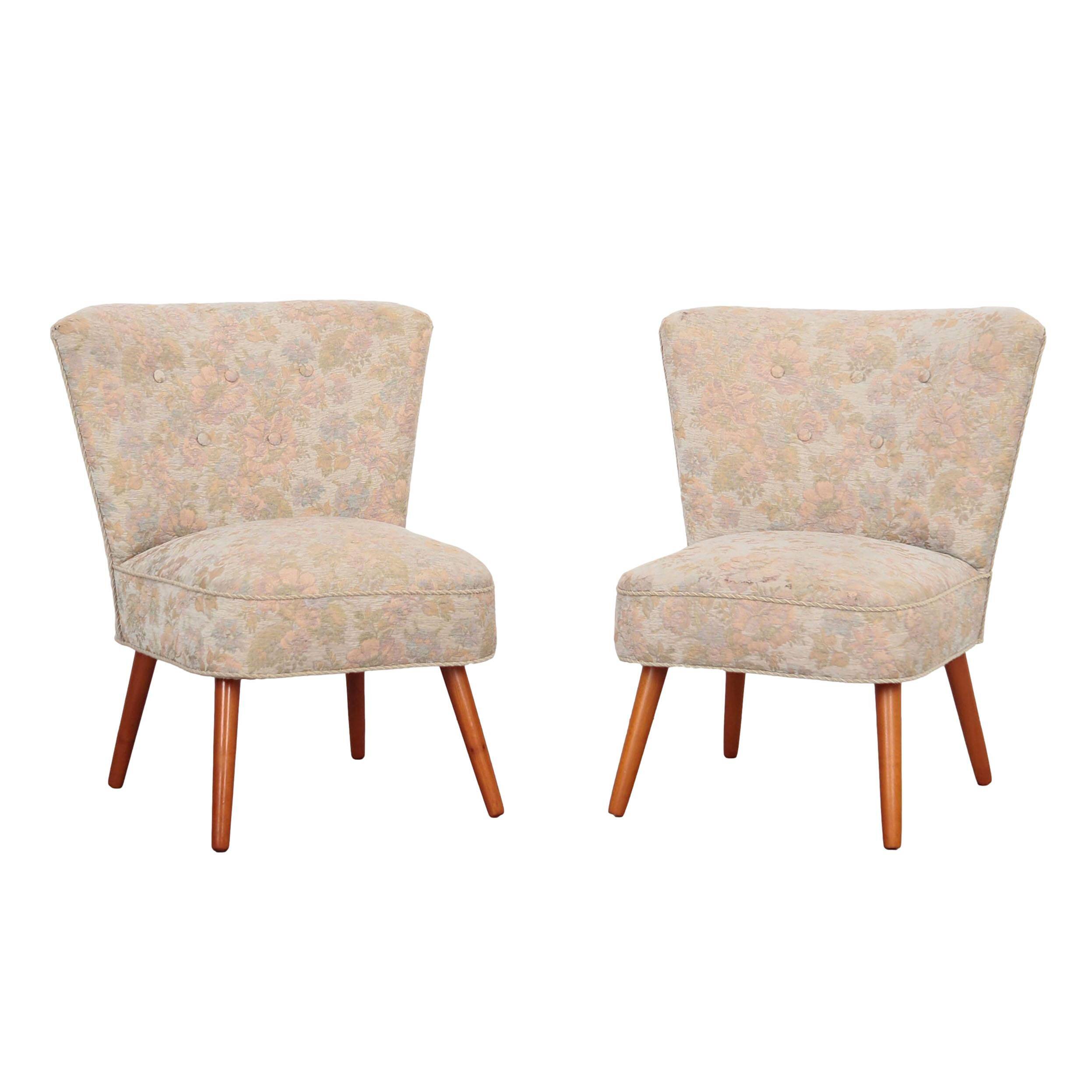 Set of two beech armchairs, Danish design, 1970s, production: Denmark