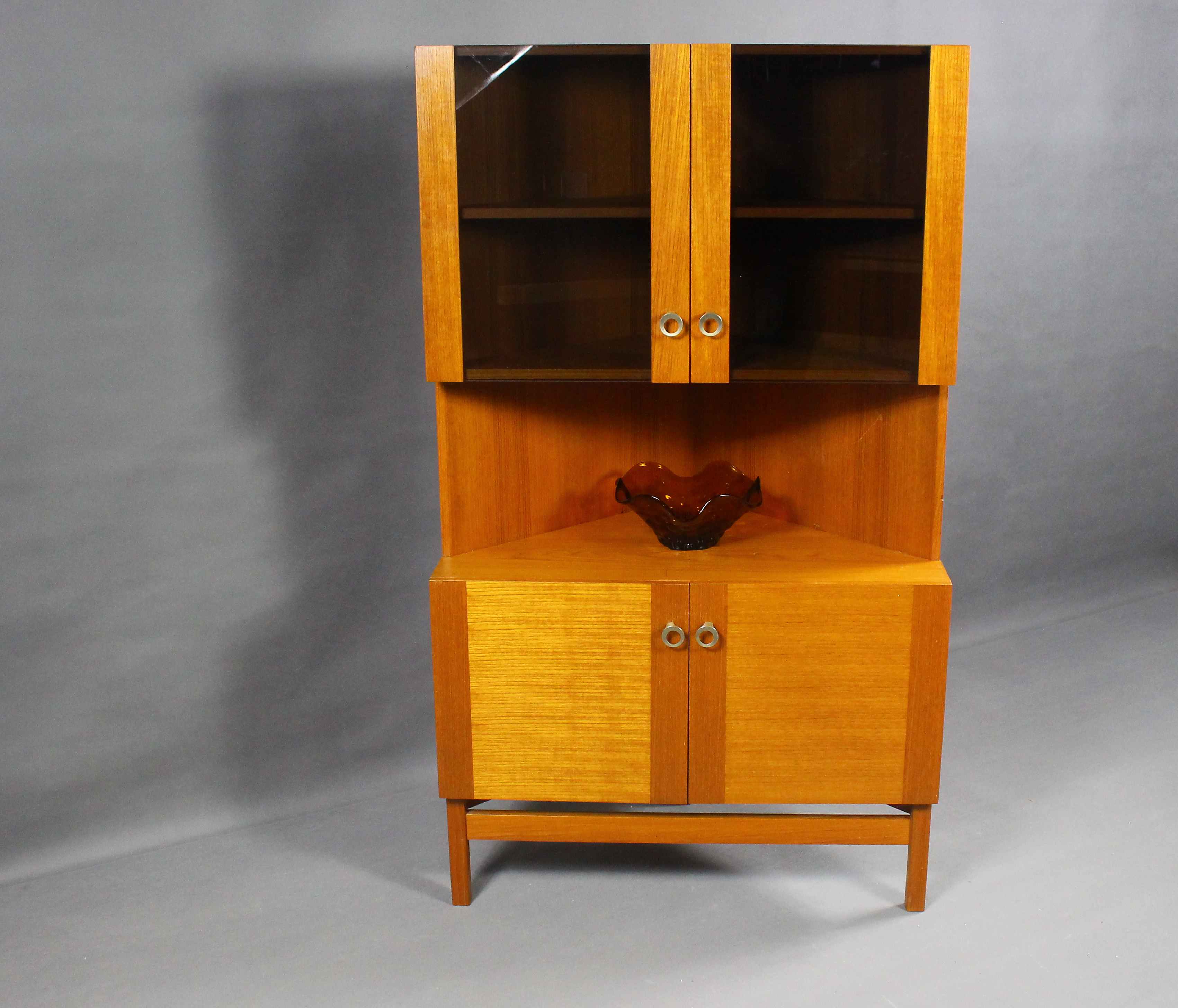 Vintage corner cabinet  in teak by P.Rimme's, 1960