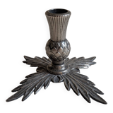 Silver pineapple candle holder
