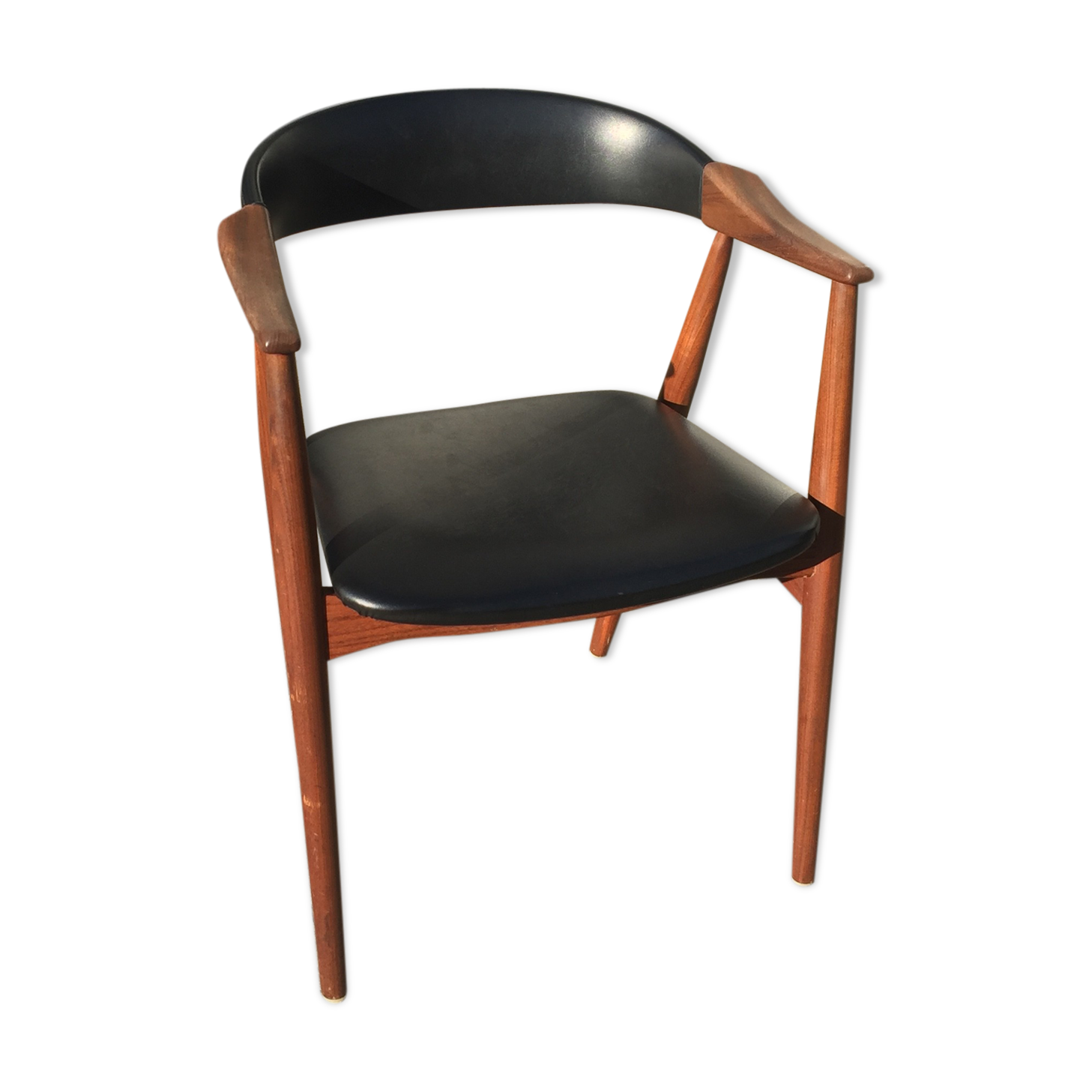 Danish midcentury teak armchair