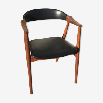 Danish midcentury teak armchair