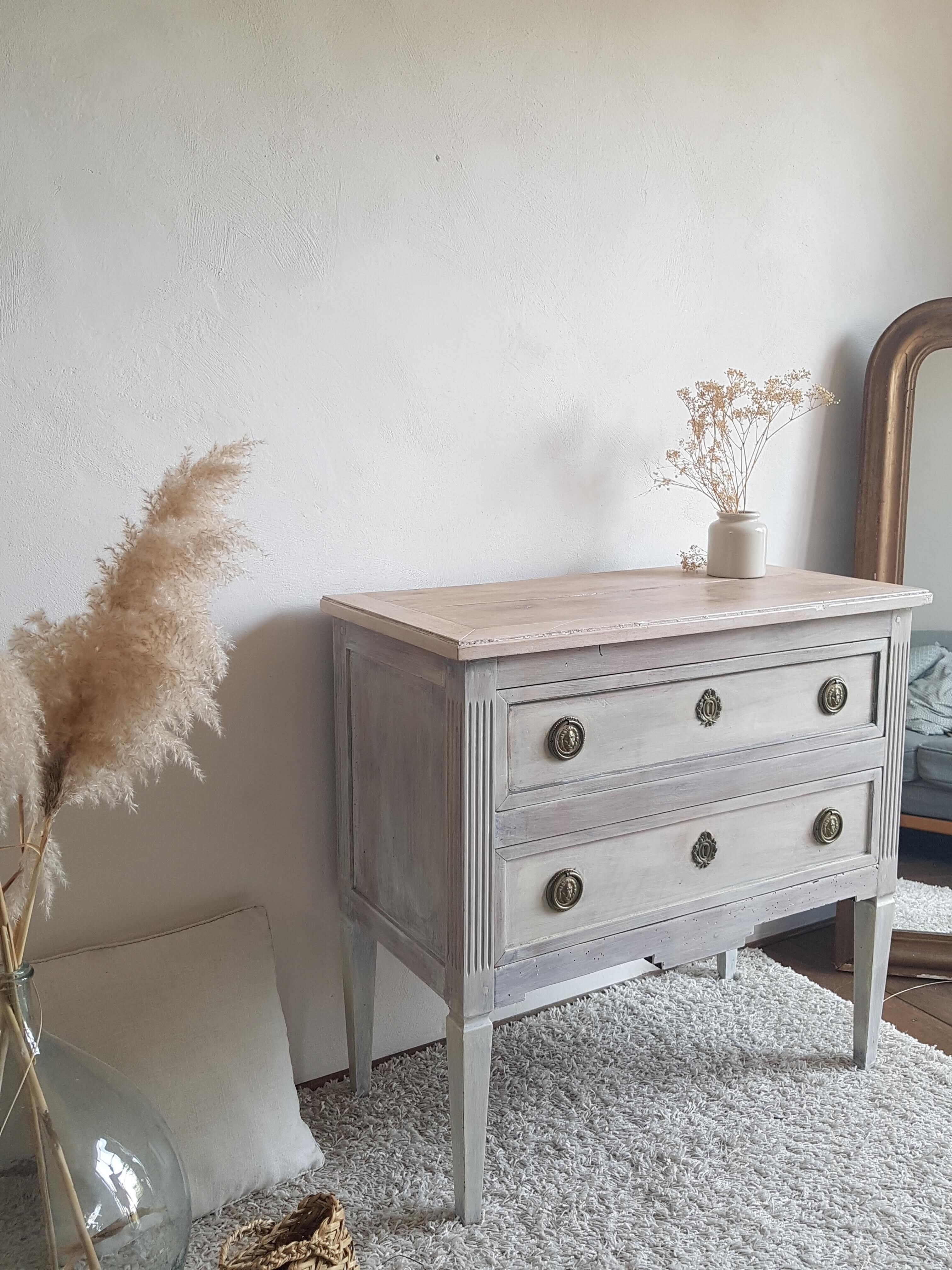 Old patinated dresser
