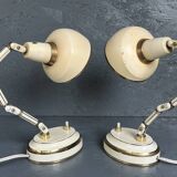 Paire de Lampes de table articulées, années 60