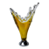 Sommerso vase by seguso in yellow murano glass, Italy, 1970