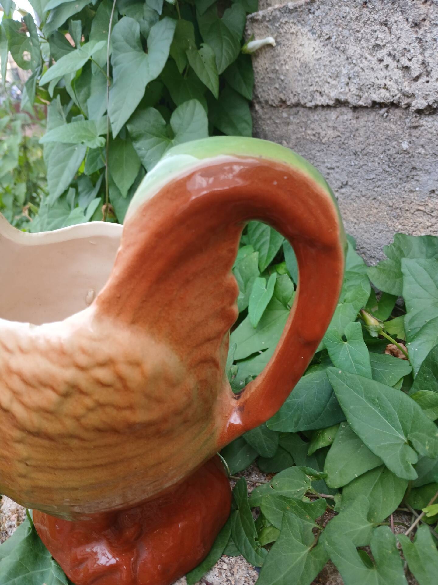 Antique jug in slipware
