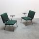 Modernist pair of '1401' easy chairs by Wim Rietveld for Gispen, 1954
