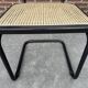 Cesca chair B64 with armrests by Marcel Breuer Design in black