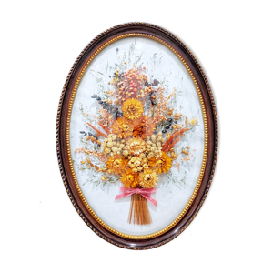 Cadre vintage à la vitre