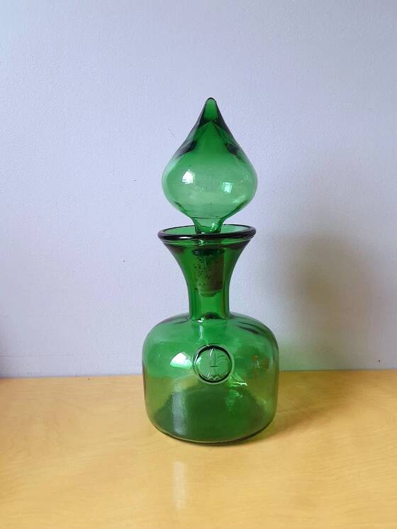 Carafe en verre Empoli 1970