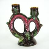 Ceramic candlestick - Georges Pougues-les-Eaux - vintage 60s
