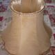 Lampshade pagoda greige rosé round scalloped headband Ø 56 cm