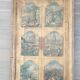 Tableau en bois scènes médiévales 1920/1930