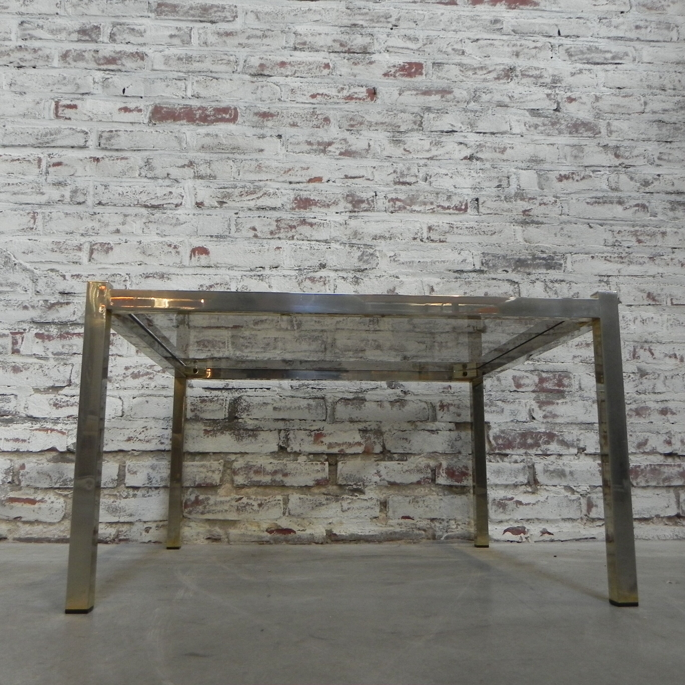 Table basse Hollywood Regency  65 x 65 cm