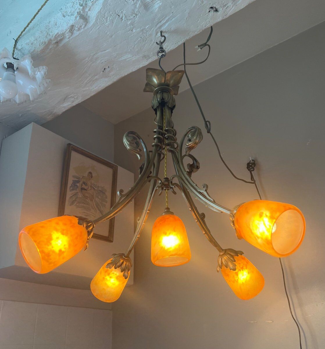 Lustre Art Nouveau Daum