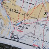 Old Vidal Lablache map N°11 Algeria Tunisia Sahara