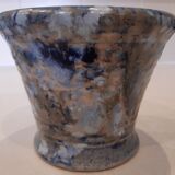 Pot cover, fawn blue and gray décor.