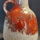 German ceramic vase by Fridgart for Karlsruher majolica from the 1960s.