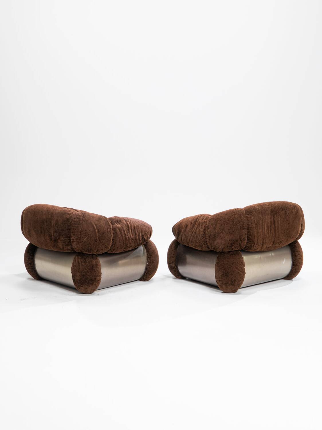 Pair of Armchairs by Adriano Piazzesi, Italy 1970s