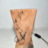 Lámpara de mesa de mármol. España, 1970s.